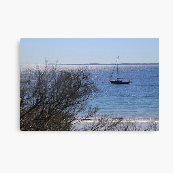 Boat by Flinder's Pier Canvas Print