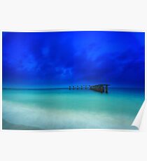 the old shipping pier Poster