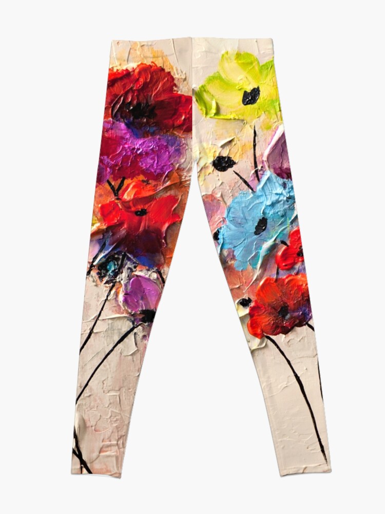Disover Colorful Flowers Leggings