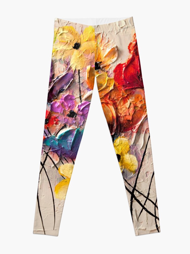 Discover Colorful Flowers Leggings