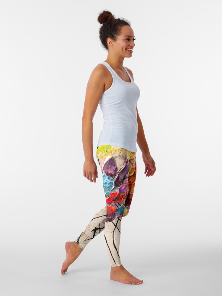 Discover Colorful Flowers Leggings