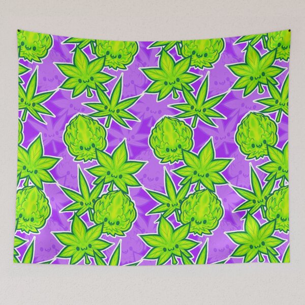 Item preview, Kawaii Kush - Purple Weedies designed and sold by Penelope Barbalios.