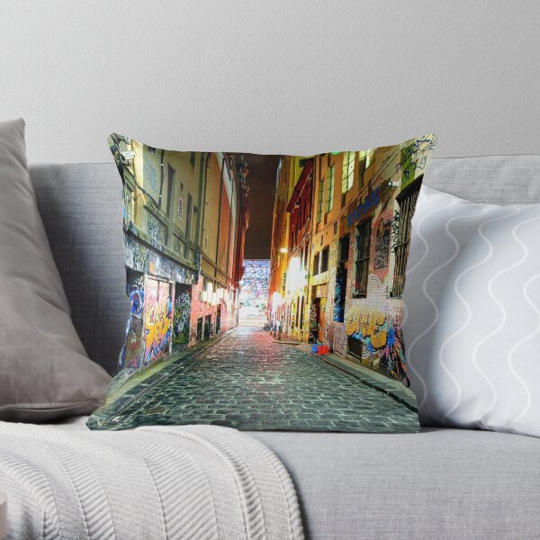 Street Gallery Throw Pillow