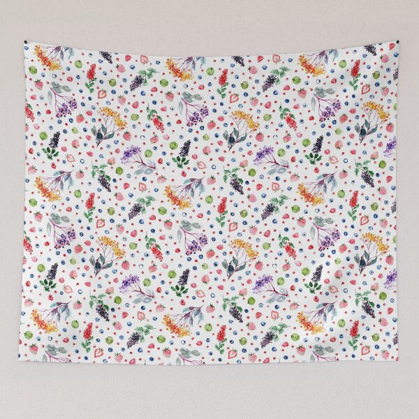 Item preview, Very Berry - Watercolor Berries on white - Rebeccareckart designed and sold by Rebecca Reck Art.