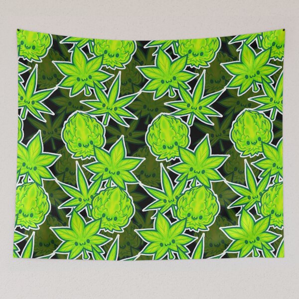 Item preview, Kawaii Kush - Black Weedies designed and sold by Penelope Barbalios.