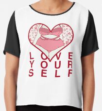 love yourself Chiffon Top