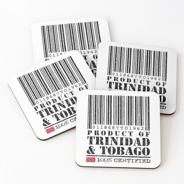 Item preview, Product of Trinidad and Tobago Barcode - 100% Certified designed and sold by IdentiTee Studios.