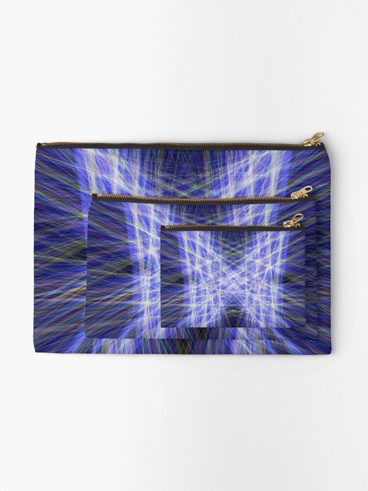 Alternate view of Laser Butterfly Zipper Pouch