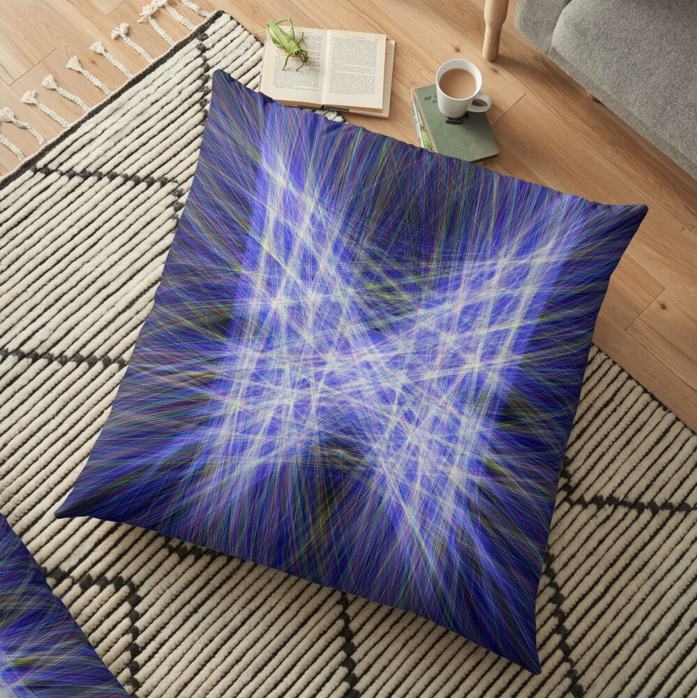 Laser Butterfly Floor Pillow