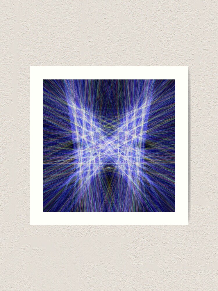 Alternate view of Laser Butterfly Art Print