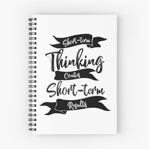 Item preview, short term thinking creates short term results designed and sold by Akram96.