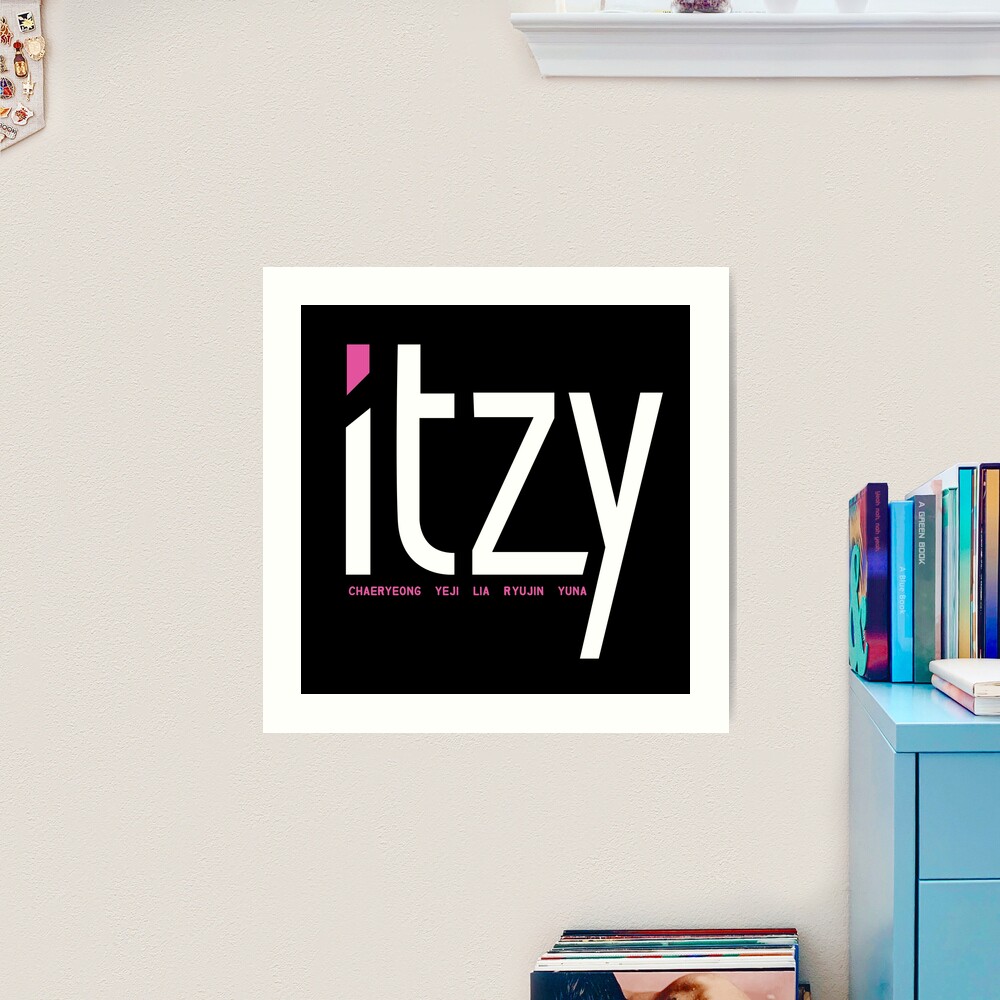 ITZY Guess Who Logo Abstract