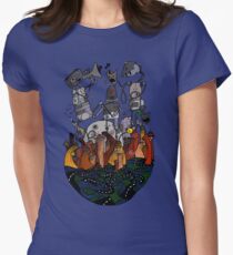Big robots Women's Fitted T-Shirt