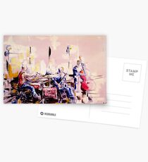 Street musicians Postcards