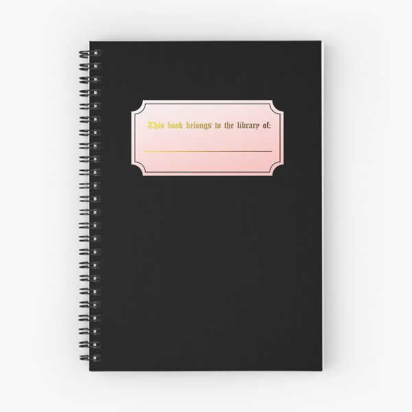 Item preview, This Book Belongs to the Library Of - ROSE GOLD designed and sold by lillywhy.