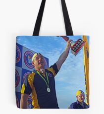 Willi flies at Penguin Tote Bag