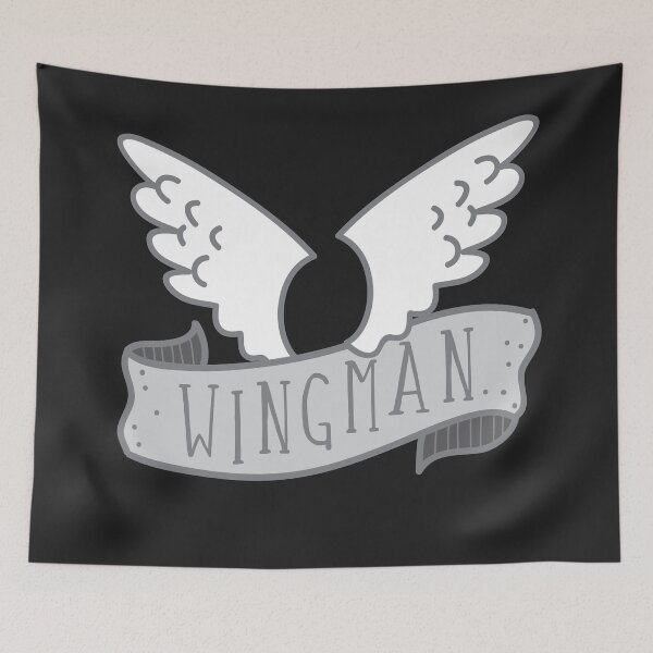 Item preview, Wingman with banner and wings designed and sold by jazzydevil.