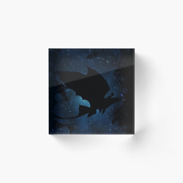 How to train your dragon - Toothless and Hiccup night Acrylic Block