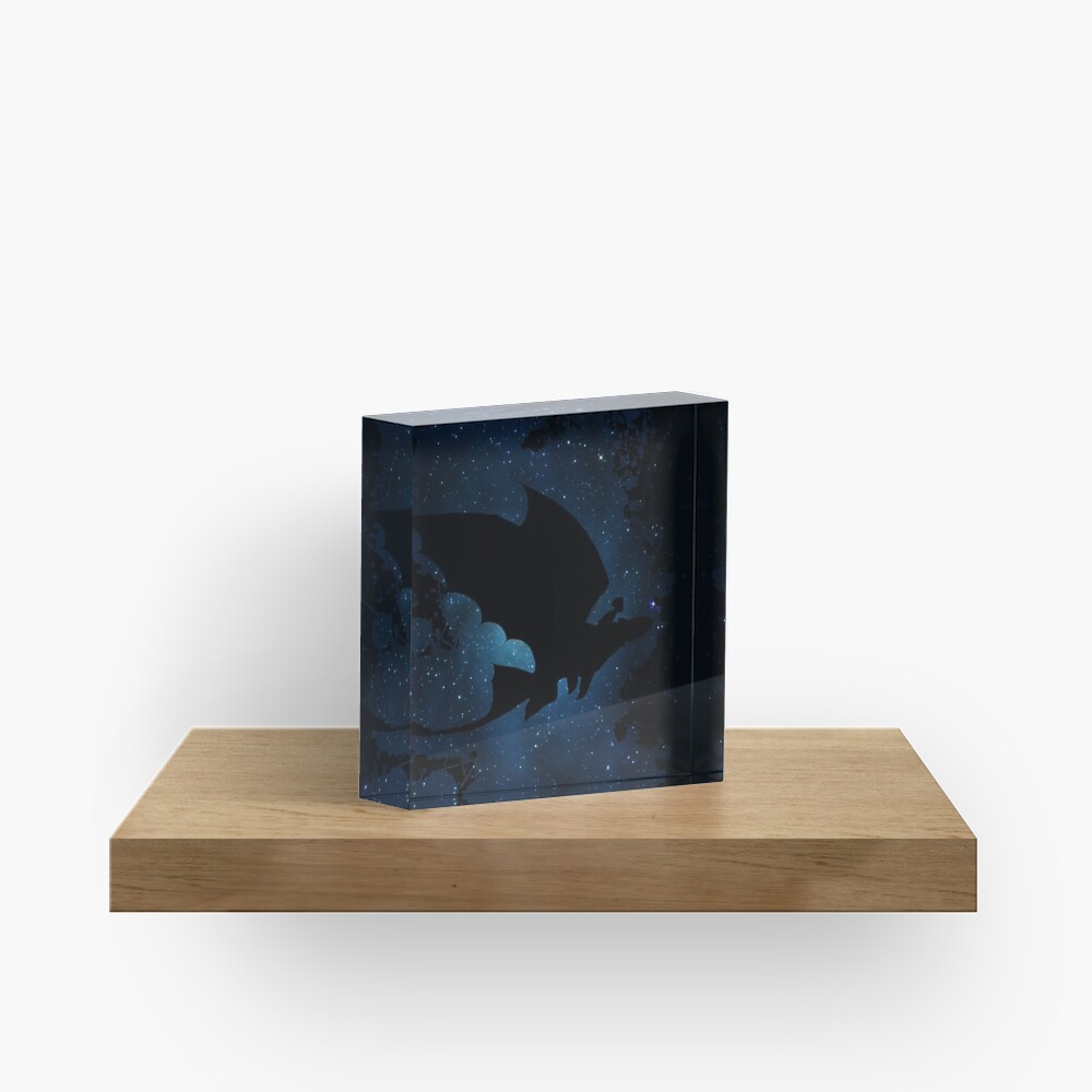 How to train your dragon - Toothless and Hiccup night Acrylic Block