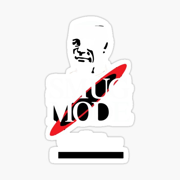 Smug Mode Smeg Head Red Dwarf Kryten Sticker