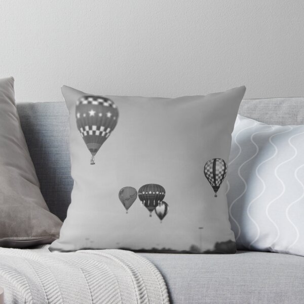 Item preview, Hot Air Balloons, Black and White Tilt Shift designed and sold by PhotosByTrish.