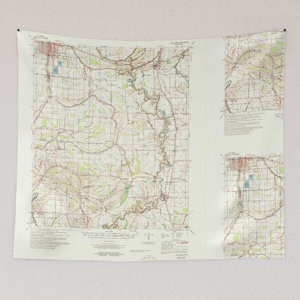Item preview, USGS TOPO Map Mississippi MS Cleveland 336855 1968 62500 designed and sold by WetdryvacRBO2.