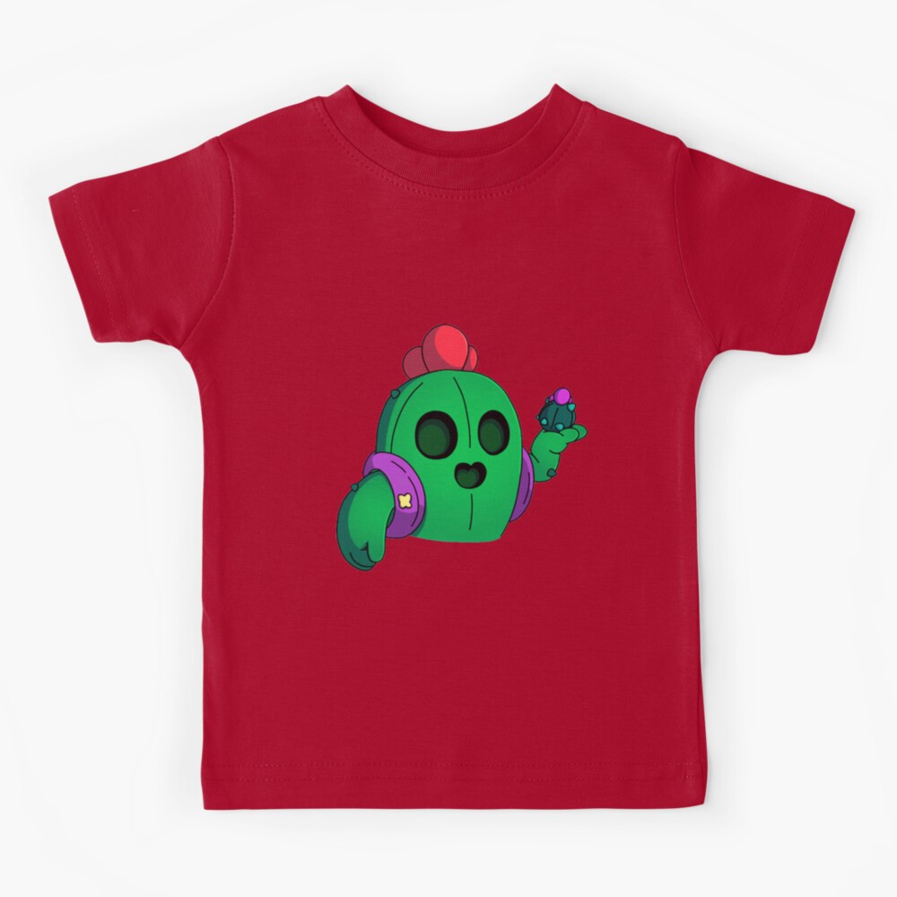 Camiseta de algodón para niños, ropa para niños, Brawl Stars/Eddie