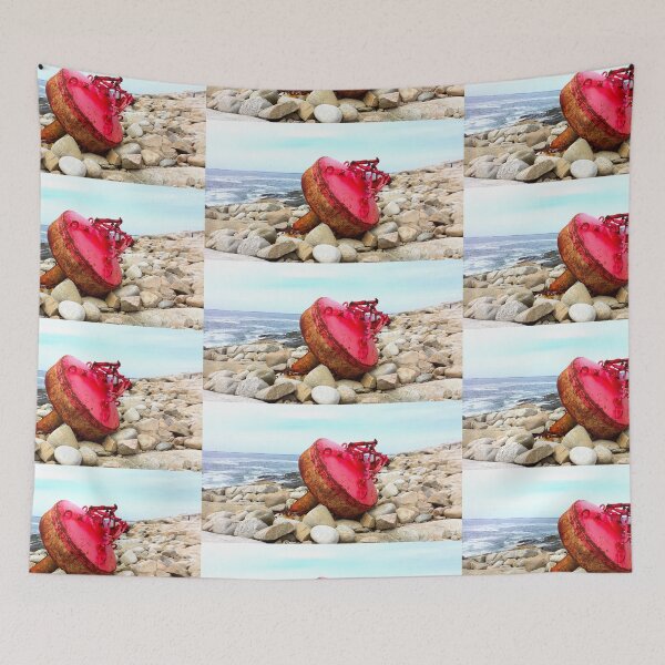 Item preview, Beached Buoy On Rocky Shores designed and sold by Totallyalive.