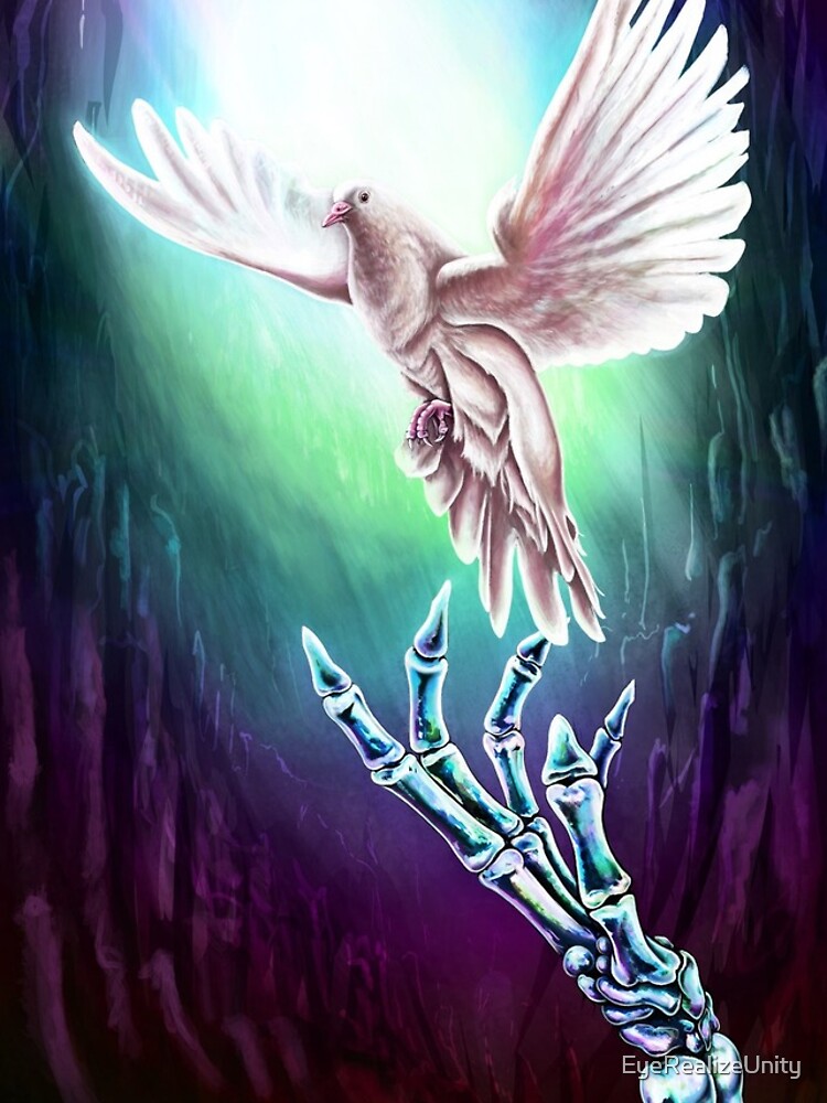 Thumbnail 4 of 4, iPhone Case, "Making Peace With Death" designed and sold by EyeRealizeUnity.