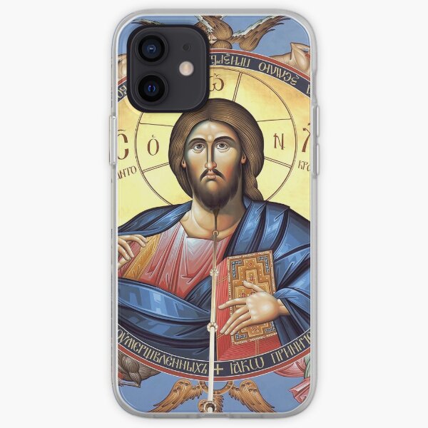 Christ Pantocrator in the Orthodox Church of St. Alexander Nevsky, Belgrade iPhone Soft Case