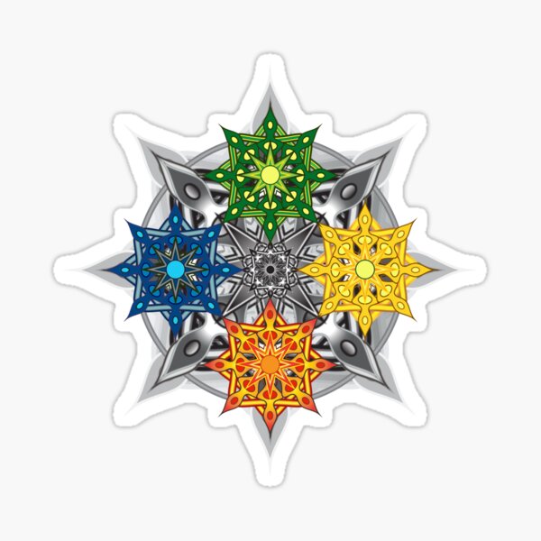 Seasons Mandala Sticker