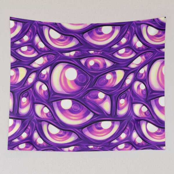 Item preview, Eyeballs - Purple designed and sold by Penelope Barbalios.