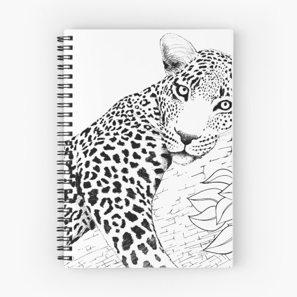 Item preview, Leopard line work designed and sold by Vicky Pratt.
