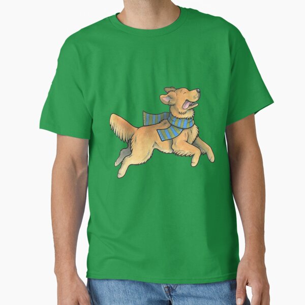 Leaping Golden Retriever Classic T-Shirt