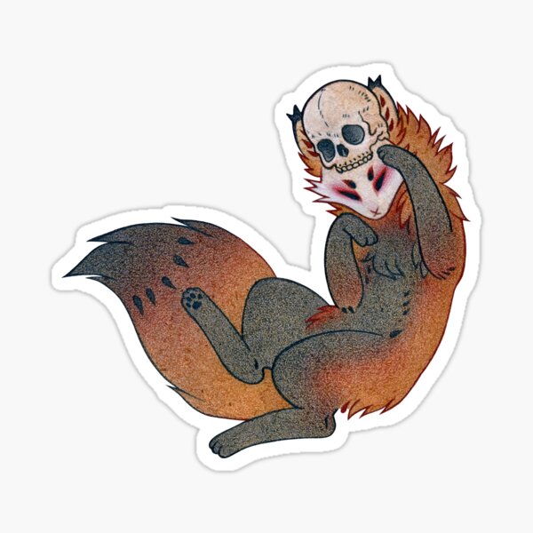 The Mischief Maker - Kitsune Yokai TeaKitsune Sticker