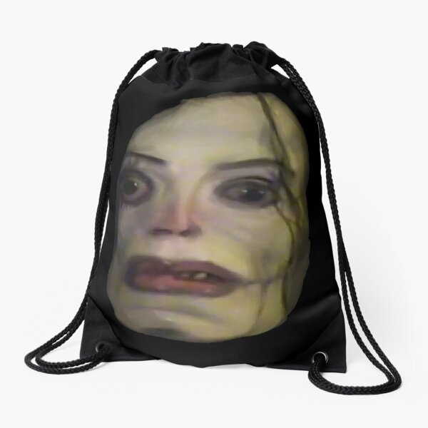 Ghoul Drawstring Bags Redbubble - eerie makeup charcoal beauty no design roblox