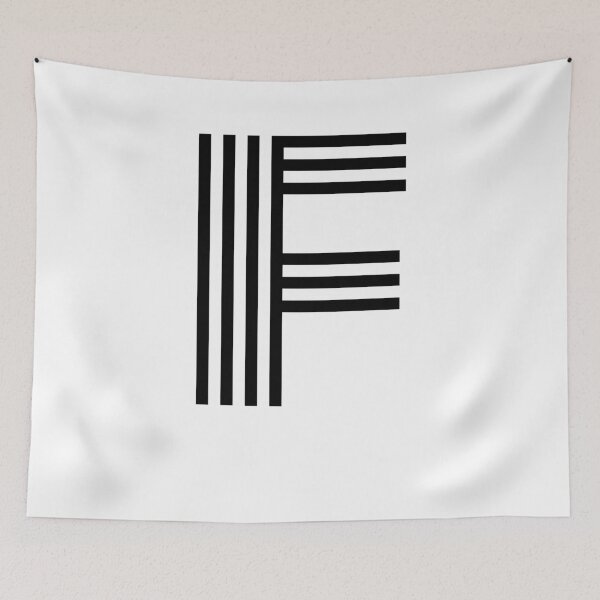 Item preview, Alphabet F (Uppercase letter f), Letter F designed and sold by marosharaf.
