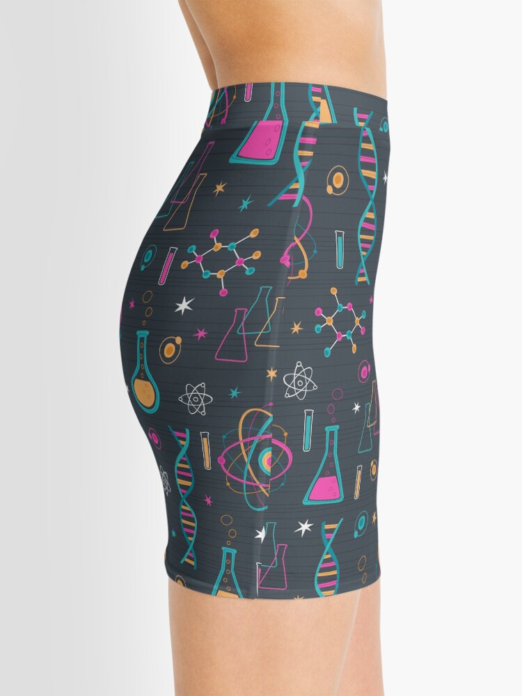 Alternate view of Midcentury Modern Science Mini Skirt