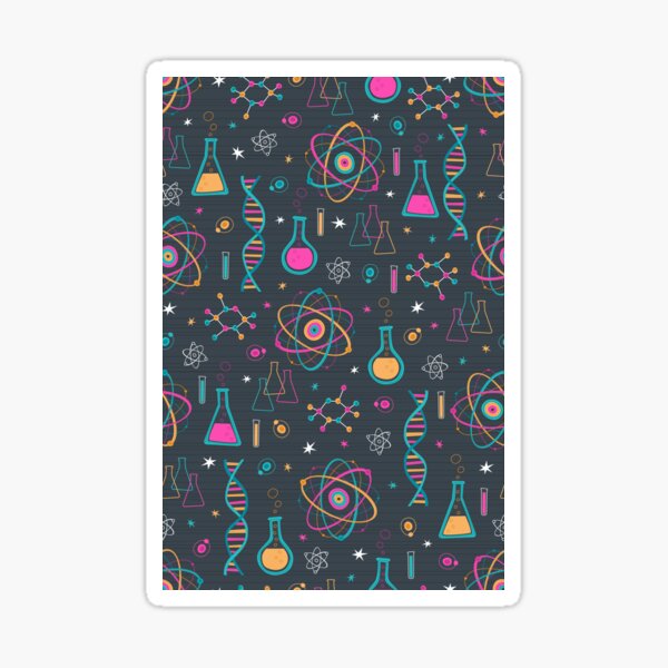 Midcentury Modern Science Sticker