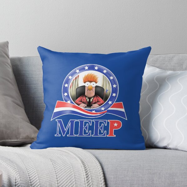 Meep Throw Pillow