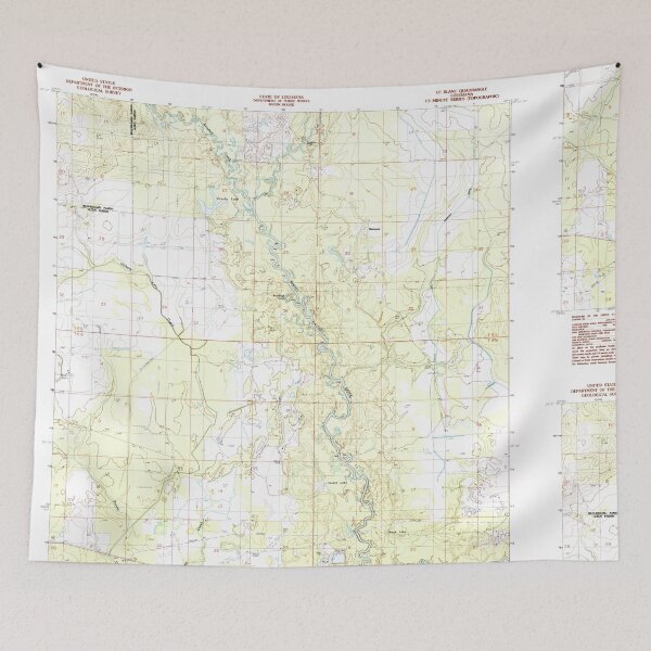 Item preview, USGS TOPO Map Louisiana LA Le Blanc 332561 1986 24000 designed and sold by WetdryvacRB01.
