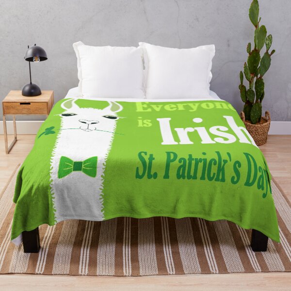 Item preview, LLAMA: EVERYONE IS IRISH ON ST PATRICK'S DAY designed and sold by Jean Gregory Evans.