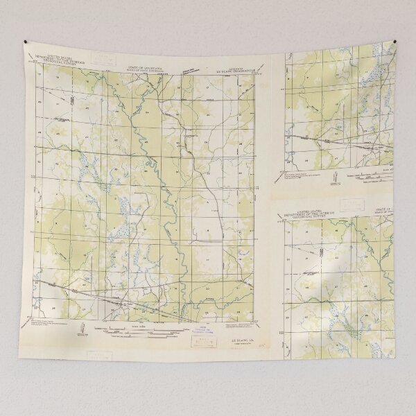 Item preview, USGS TOPO Map Louisiana LA Le Blanc 333914 1947 31680 designed and sold by WetdryvacRB01.