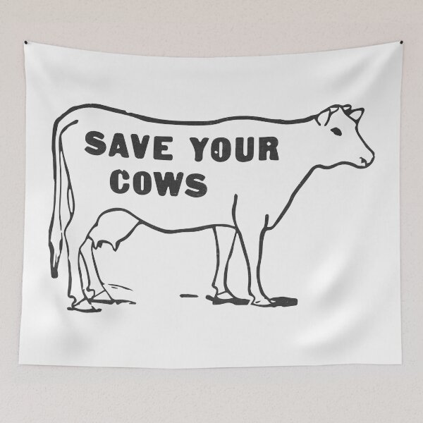 Item preview, Save Your Cows - Vintage Advertisement designed and sold by RainyDayTees.