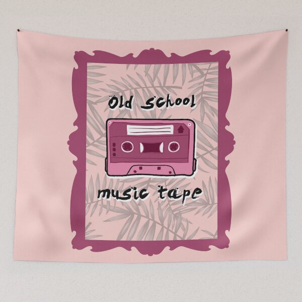Item preview, Music Tape Vintage rose - digital paint by Iona Art Digital designed and sold by IonaArtDigital.