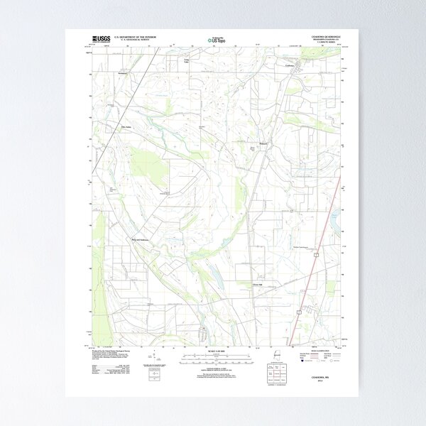 Item preview, USGS TOPO Map Mississippi MS Coahoma 20120329 TM designed and sold by WetdryvacRBO2.