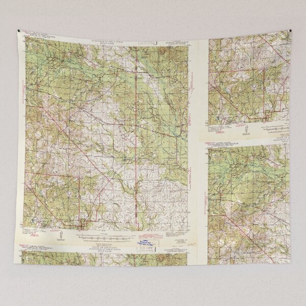 Item preview, USGS TOPO Map Louisiana LA Leander 334740 1943 62500 designed and sold by WetdryvacRB01.