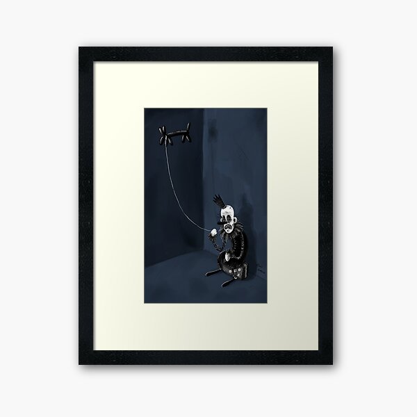 Dog Sitting Framed Art Print
