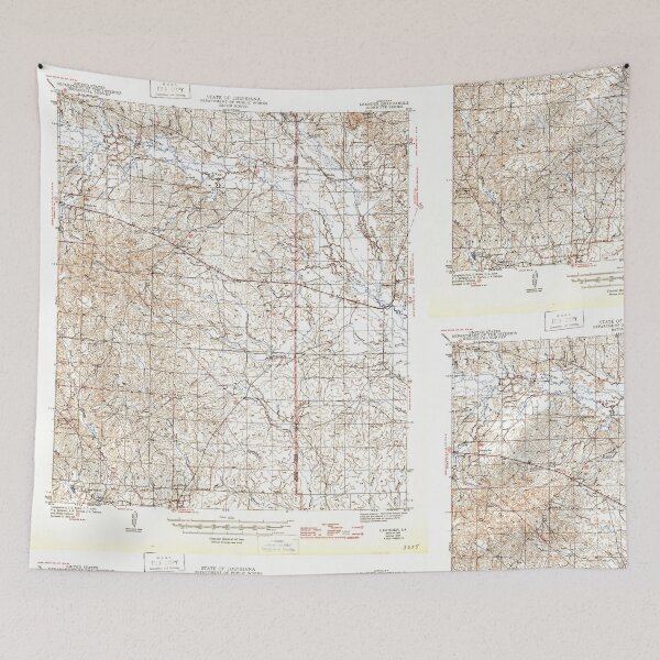Item preview, USGS TOPO Map Louisiana LA Leander 334741 1943 62500 designed and sold by WetdryvacRB01.