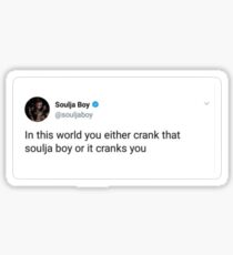 Soulja Boy Sticker